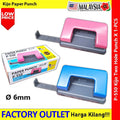 Two Hole Punch with Paper Ruler 6mm Pembolong Kertas B-Type 2-Hole Punch #P-480 #P-550 #打洞机