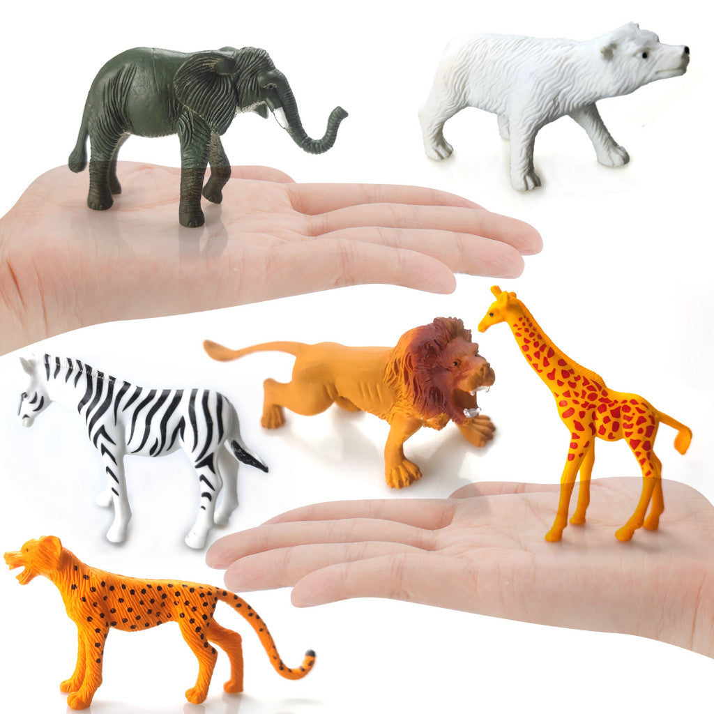 ZOO ANIMAL PRO | 大号橡胶动物玩具：仿真造型、耐摔防撞 | 幼儿早教启蒙 | 现货秒发 Big Rubber Animal Toys for Kids | Educational Learning & Durable Play Set