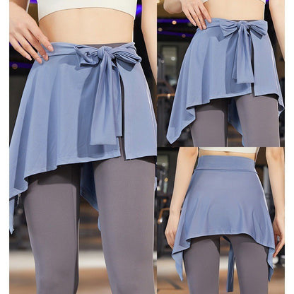 【READY STOCK】Anti-Exposure Towel Wrap for Women | Sports Yoga Cover Skirt | Sporty Quick-Dry Hip Wrap 8060 防走光遮臀巾