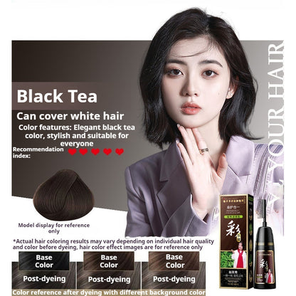 【READY STOCK】Natural Herbal Hair Dye | Plant-Based Non-Toxic Hair Color | Gentle Gray Hair Coverage & Hair Care 天然植物染发剂
