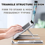 (READYSTOCK) Portable Laptop Stand Adjustable Foldable Laptop Holder  Notebook Stand Healthy Posture 便携式笔记本支架
