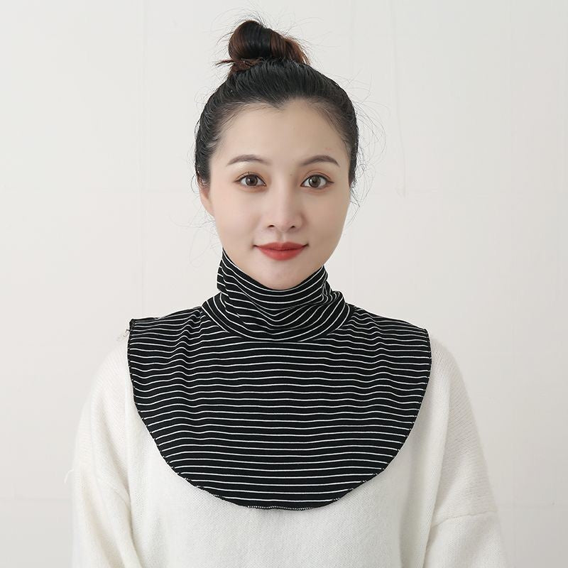 FN08 CHIC COLLAR | 女款高领假领：百搭针织/蕾丝材质 | 适配毛衣、衬衫与连衣裙 Women's High-Neck False Collar | Versatile Layered Look Accessory