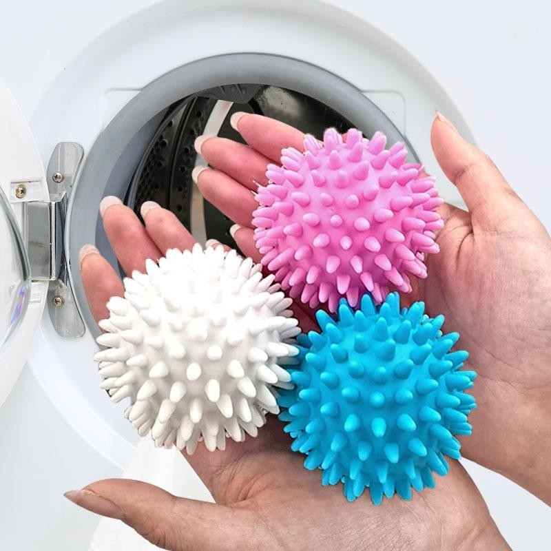 【READY STOCK】Laundry Cleaning Balls | Anti-Wrap & Anti-Knot | Remove Dirt & Protect Clothes | Bola Cuci Pakaian 洗衣球