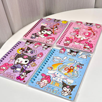 【READY STOCK】Cute Cartoon Portable Notebook | Mini Pocket Journal | Kawaii Stationery for School & Office 可爱卡通记事本