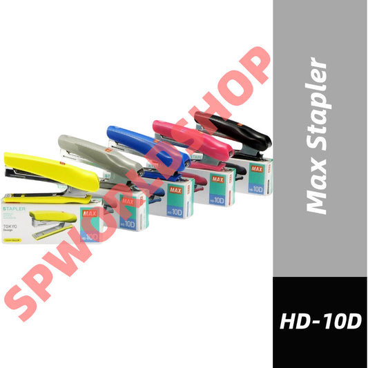 MAX HD-10D Stapler Use Staples No.10-1M 100% Original Genuine Max Product MADE IN JAPAN HD-10D