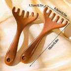 Body Meridian Massage Comb | Deer Antler Acupuncture Comb | Improve Blood Circulation | Anti-Static Hair Brush 经络按摩梳