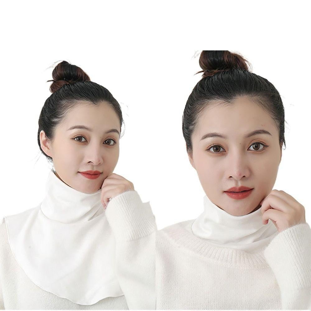 FN08 CHIC COLLAR | 女款高领假领：百搭针织/蕾丝材质 | 适配毛衣、衬衫与连衣裙 Women's High-Neck False Collar | Versatile Layered Look Accessory