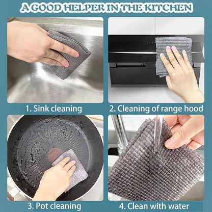 READY STOCK!!! 25PCS Kitchen Versatile Disposable Cleaning Cloth | Durable & Multi-Purpose Wipes 厨房多用途一次性清洁布 | 耐用多功能抹布