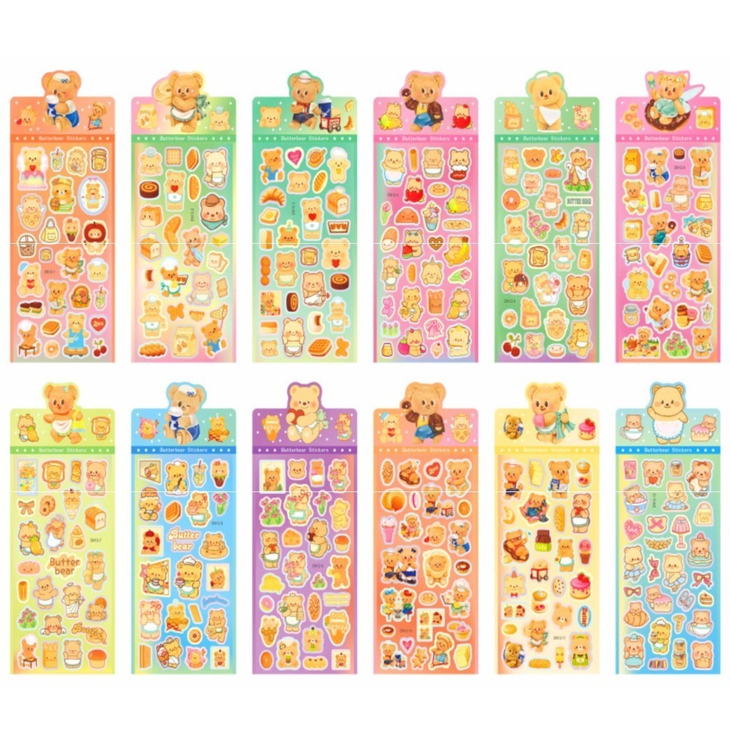 2 Sheets Sanrio Cartoon Stickers | 3D Puffy Decal for Kids & Students | DIY Journal Decoration | Pelekat 3D Kartun Sanrio 三丽鸥立体贴纸 儿童奖励 礼物