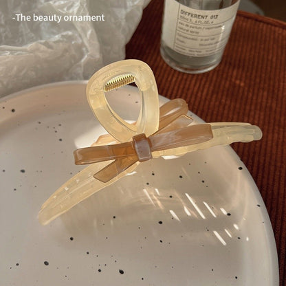 Delicacy Double Sided Butterfly Claw Clip Intersect Sweet Acrylic Hair Clip For Simple Transparent Hair Claw Clips-CSW79