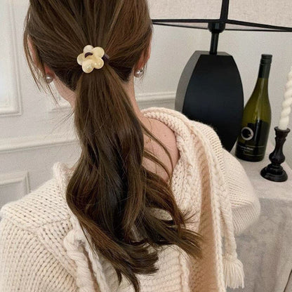Hair Rope Flower Rubber Bands Women Hair Bands Sweet Hair Ties Flower Scrunchies-FqF5 花朵橡皮筋发绳