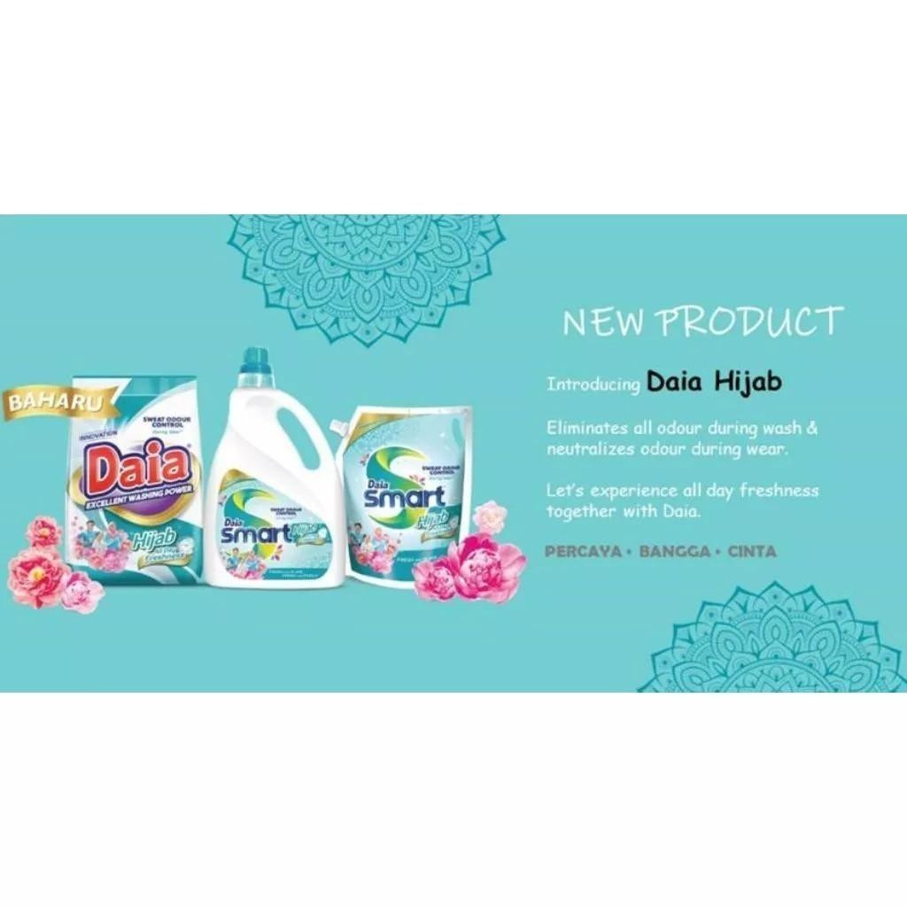 [VALUE PACK] Daia Smart Liquid Detergent 3.2kg | 1 Box of 4 Packs | Long Lasting Fragrance & Softness | Sabun Basuh Baju Cecair Daia 浪奇洗衣液 超值家庭装 柔顺持久留香