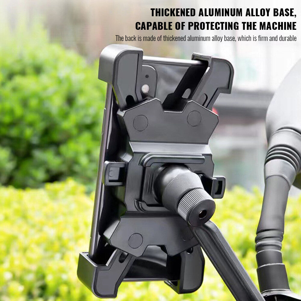 (READYSTOCK) Motorcycle Mobile Phone Stand Mount And  Mirror Phone Holder 360 Degree Rotation JY-012/JY-013 摩托车手机支架