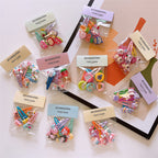 5Pcs/Set Cartoon Hairpins For Baby Girls Cute Flower Hair Clips Animal Mini Hairclips Kids-CSW1015