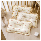 100% Cotton Baby Sleeping Pillow 3-6 Months Soft Muslin and Breathable Baby Pillow 3D Pillow For Newborn Baby-2434