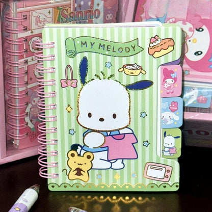 【READY STOCK】Cute Cartoon Portable Notebook | Mini Pocket Journal | Kawaii Stationery for School & Office 可爱卡通记事本