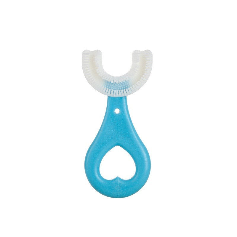 READY STOCK‼️ U-Shape Kids Toothbrush | Soft Silicone Brush for 2-6 / 6-12 Years 儿童U型牙刷 | 软硅胶刷头