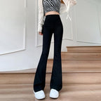 Women’s Flare Shark Pants (C850/C910) | High Waist Tummy Control | High-Elasticity Bootcut Yoga Leggings | Seluar Wanita 女士高腰喇叭裤 鲨鱼裤 提臀显瘦 微喇叭