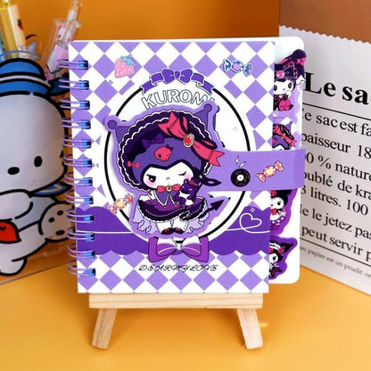 【READY STOCK】Cute Cartoon Portable Notebook | Mini Pocket Journal | Kawaii Stationery for School & Office 可爱卡通记事本