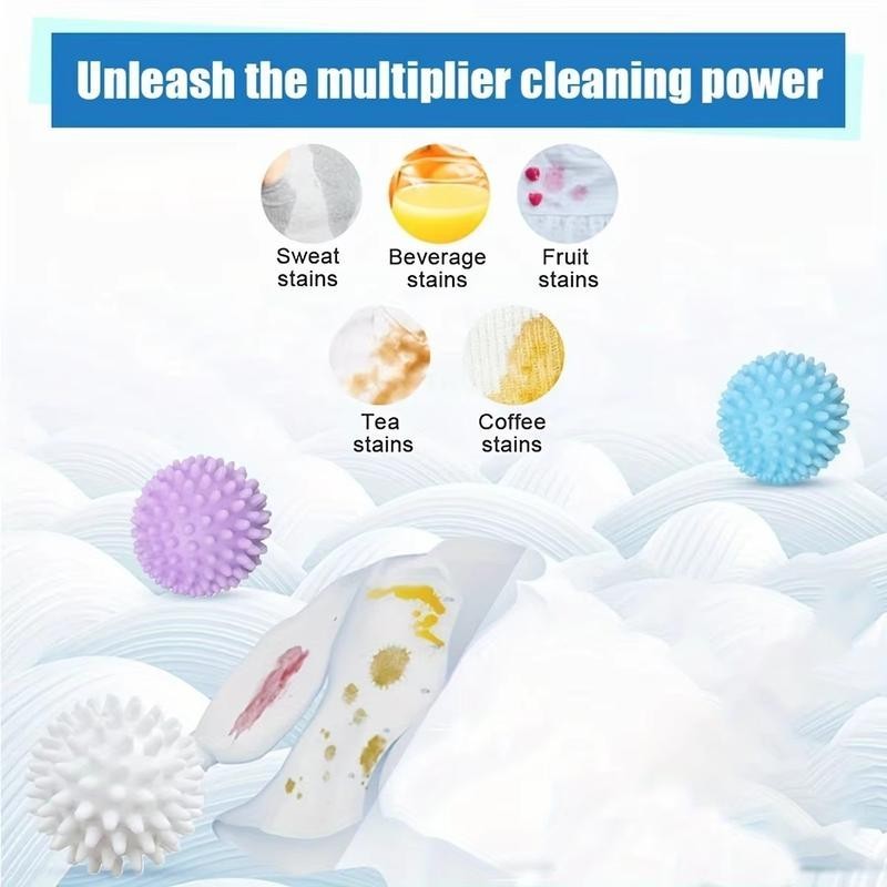 【READY STOCK】Laundry Cleaning Balls | Anti-Wrap & Anti-Knot | Remove Dirt & Protect Clothes | Bola Cuci Pakaian 洗衣球
