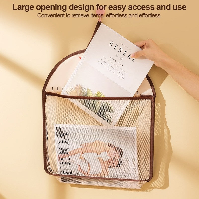 【READY STOCK】Hanging Mesh Storage Bag | Single-Layer Closet Organizer | Dustproof Underwear Bra Socks Storage 悬挂式收纳网兜 C1