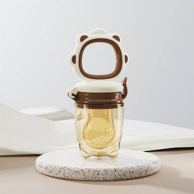 Baby Fruit Feeder Pacifier | Silicone Food Nibbler for Teething | Fruit Sucking Soother | Puting Buah Bayi Boleh Putar 婴儿水果咬咬乐 硅胶辅食 旋转式 磨牙