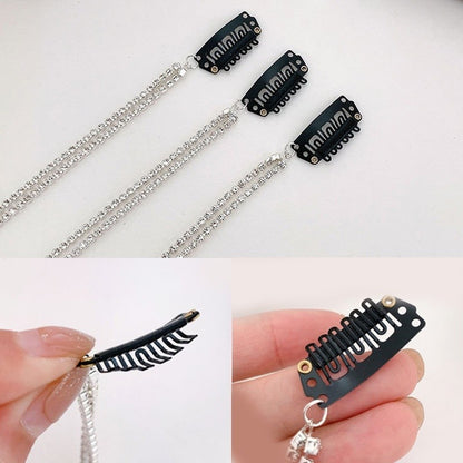 Trendy Rhinestone Tassel Hair Accessories | Elegant Princess Headwear for Women & Girls - MNC1 女士公主风优雅头饰 时尚水钻流苏发饰