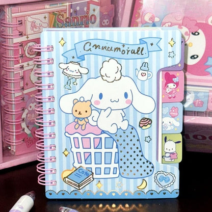 【READY STOCK】Cute Cartoon Portable Notebook | Mini Pocket Journal | Kawaii Stationery for School & Office 可爱卡通记事本