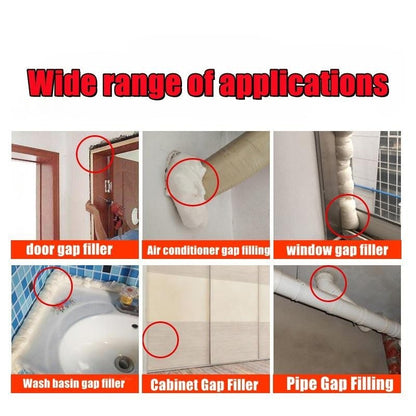 【READY STOCK】PU Foam Spray | Polyurethane Expanding Foam Filler | Waterproof Insulation Gap Filler Spray 聚氨酯泡沫填缝剂