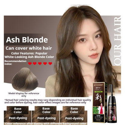 【READY STOCK】Natural Herbal Hair Dye | Plant-Based Non-Toxic Hair Color | Gentle Gray Hair Coverage & Hair Care 天然植物染发剂