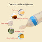 Baby Squeeze Feeder Bottle (A-0055) | Silicone Cereal Rice Paste Feeder | Soft Food Supplement Spoon | Botol Penyusuan Bayi 婴儿米糊喂养瓶 硅胶挤压式 辅食神器