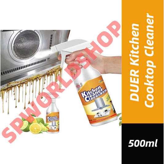 DUER Kitchen Cooktop Cleaner Oil Dirt Detergent Cleaner Multi-Purpose Spray 500ml 厨房油污清洁剂