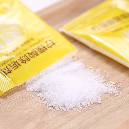 (READYSTOCK) Lemon Citric Acid Descaling Agent 10g Inner Container Multipurpose  Teapot Cleaning Remover Rust 柠檬柠檬酸除垢剂