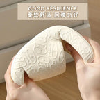 【ANTI-SLIP】Women’s Soft Cloud Slippers (B2024) | Lightweight Indoor Outdoor Sandals | Thick Sole Non-Slip Flip Flops | Selipar Perempuan 女士防滑拖鞋 踩屎感 浴室居家