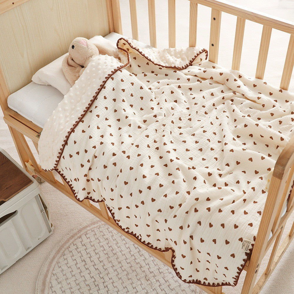 READY STOCK‼️ Newborn Baby Blanket | 100% Cotton | Soft & Skin-Friendly | 100*100cm | 新生儿纯棉盖毯 | 柔软亲肤