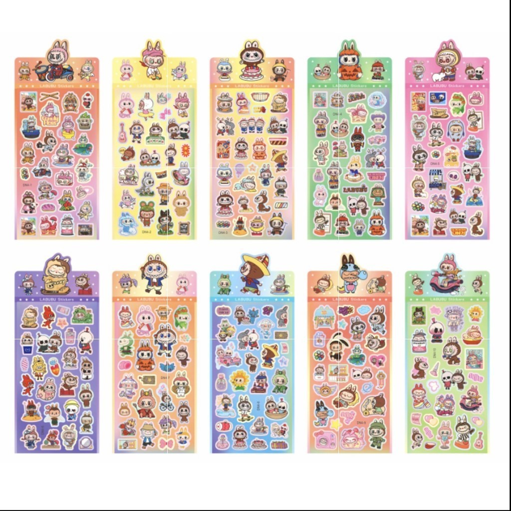 2 Sheets Sanrio Cartoon Stickers | 3D Puffy Decal for Kids & Students | DIY Journal Decoration | Pelekat 3D Kartun Sanrio 三丽鸥立体贴纸 儿童奖励 礼物