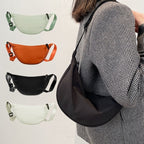 Minimalist Nylon Dumpling Bag | Waterproof Crossbody Shoulder Bag B07089 | Versatile Travel & Gym Bag | Beg Sandang Lelaki & Perempuan 极简机能风 尼龙斜挎包 防水大容量