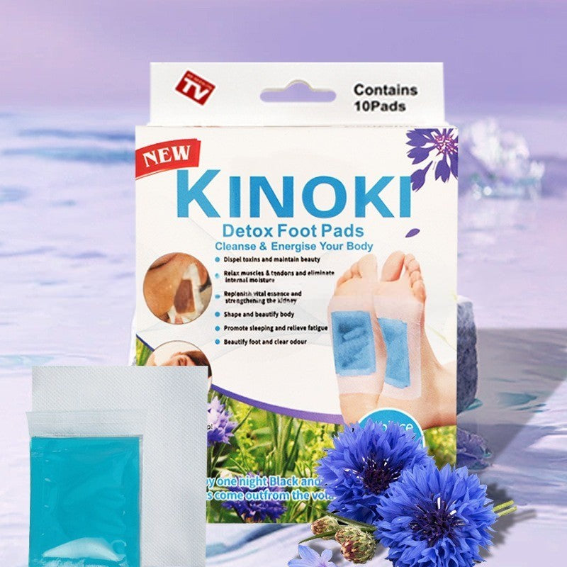【READY STOCK】KINOKI Detox Foot Pad Cleansing Herbal Patch for Body Toxin Removal Foot Patch for Sleep & Circulation 艾草足贴