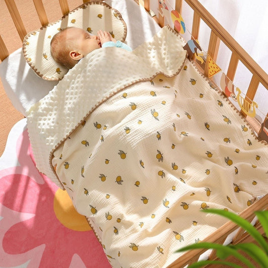READY STOCK‼️ Newborn Baby Blanket | 100% Cotton | Soft & Skin-Friendly | 100*100cm | 新生儿纯棉盖毯 | 柔软亲肤