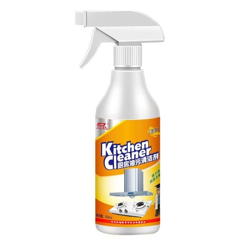 DUER Kitchen Cooktop Cleaner Oil Dirt Detergent Cleaner Multi-Purpose Spray 500ml 厨房油污清洁剂
