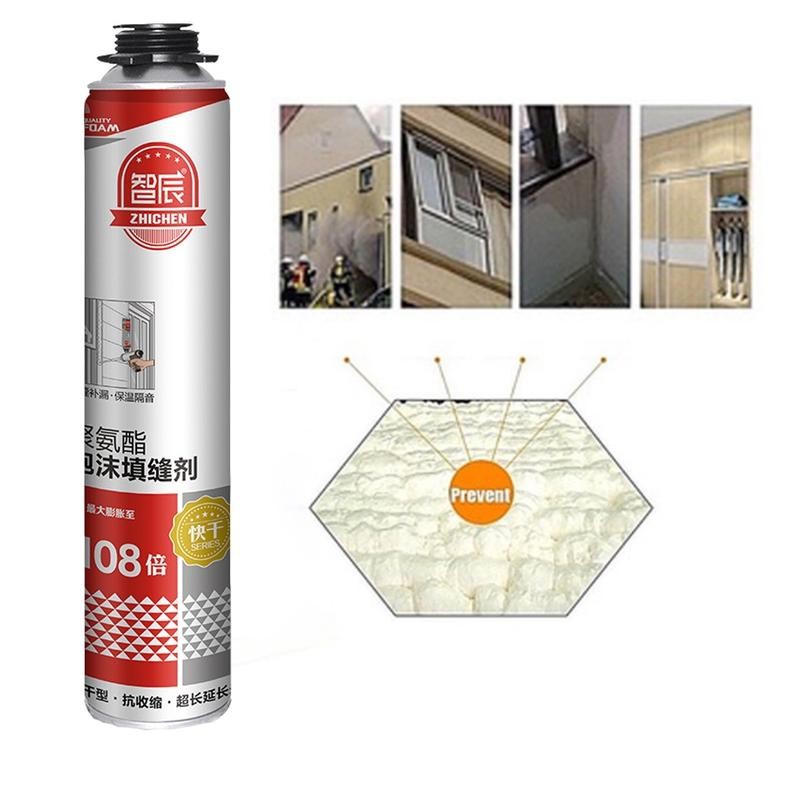 PU Foam Spray (750ml) | Polyurethane Gap Filler | Waterproof Insulation & Soundproof Sealant | 聚氨酯泡沫填缝剂 发泡胶 补墙 隔音 补漏