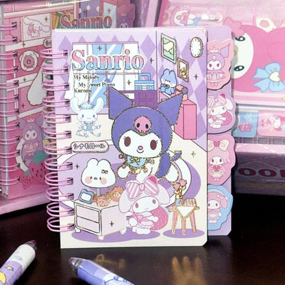 【READY STOCK】Cute Cartoon Portable Notebook | Mini Pocket Journal | Kawaii Stationery for School & Office 可爱卡通记事本