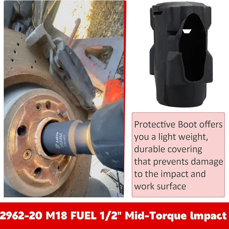 【READY STOCK】Impact Wrench Protective Cover | Anti-Fall Durable Silicone Tool Sleeve Case | Electric Wrench Guard冲击扳手保护套