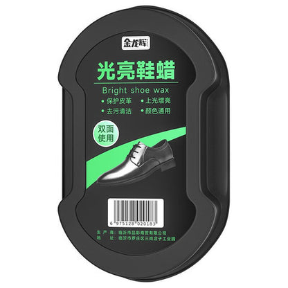 (READYSTOCK) Double Side Shoe Polish Colorless Polishing Sponge Rub Cleaner Wax Applicator Boot Shine Brush 皮鞋鞋油抛光