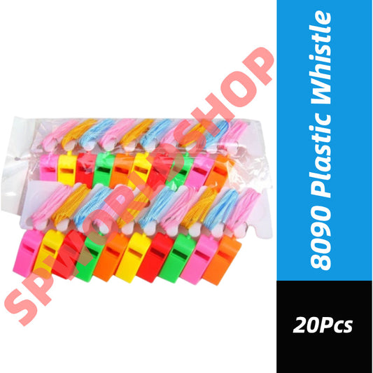 【20-PCS】 Plastic Whistle PVC with Rope Wisel Pengadil #Wisel #Whistle #口哨 #哨子 #8090