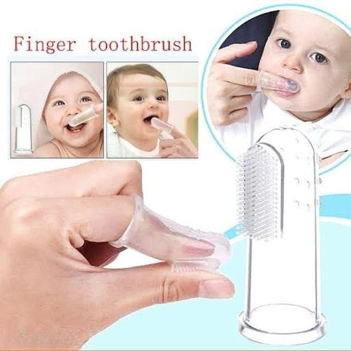【READY STOCK】Baby Silicone Toothbrush Tongue Cleaner Finger Toothbrush Infant Oral Care Berus Gigi Bayi Lembut 婴儿硅胶牙刷