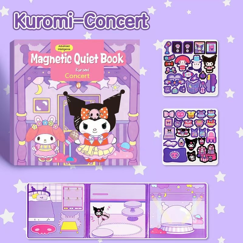 【READY STOCK】Magnetic Quiet Book | Montessori Educational Book | Learning Activity Puzzle Game for Toddlers 磁力安静书AJS-002