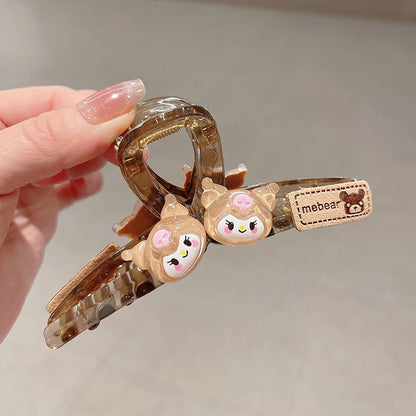 Delicacy Double Sided Butterfly Claw Clip Intersect Sweet Acrylic Hair Clip For Simple Transparent Hair Claw Clips-CSW79