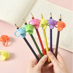 KIDS PENCIL GRIP | 儿童握笔矫正器：软硅胶材质、预防近视/老茧 | 左右手通用 | 现货秒发 Ergonomic Silicone Pen Holder for Kids | Corrective Writing Tool & Posture Support