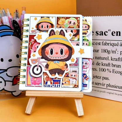 【READY STOCK】Cute Cartoon Portable Notebook | Mini Pocket Journal | Kawaii Stationery for School & Office 可爱卡通记事本